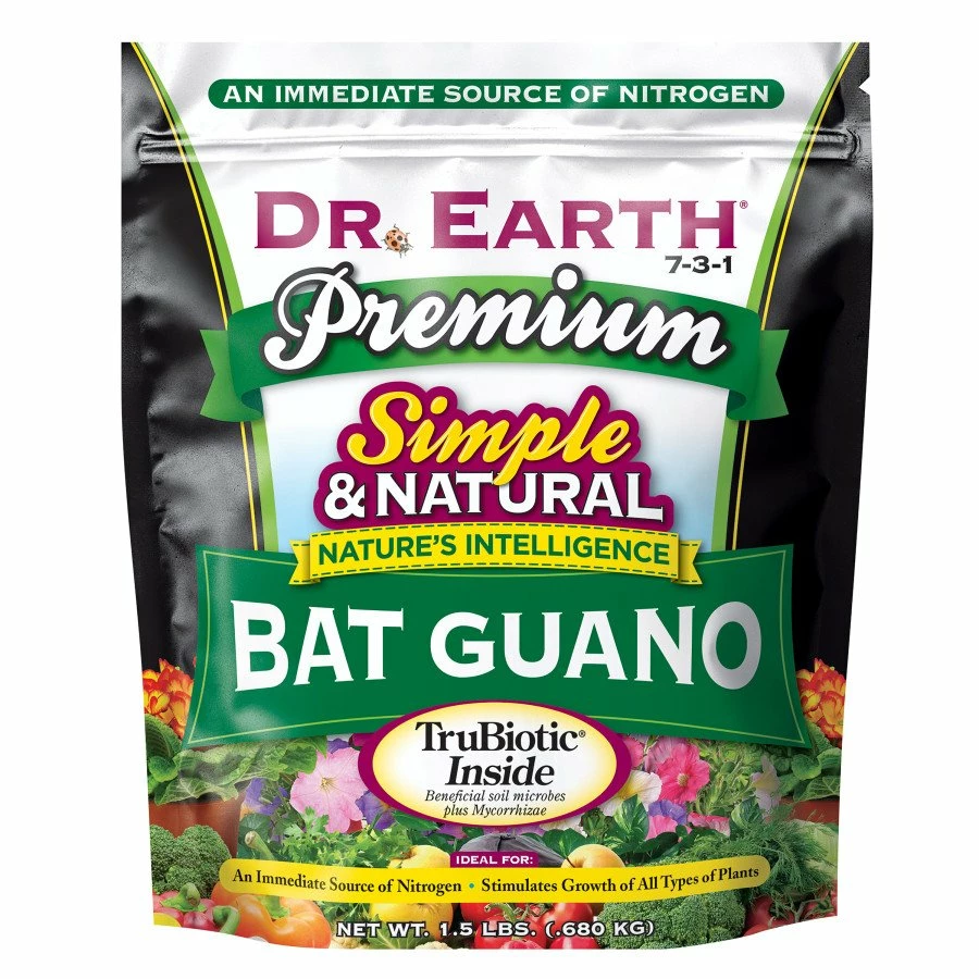 Indoor Gardening Dr. Earth Premium Bat Guano 1.5 Lb 1 Indoor Gardening Dr. Earth Premium Bat Guano 1.5 Lb
