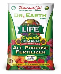 Dr. Earth Life All Purpose Pelletized Fertilizer 4-6-5, 12 Lb