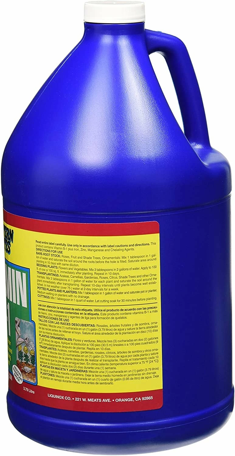 Indoor Gardening Liquinox Western States Vitamin B-1 1gal 2 Indoor Gardening Liquinox Western States Vitamin B-1 1gal