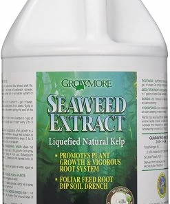 Grow More Seaweed Extract Natural Organic Kelp Liquid 0.10-0.10-0.15 1gal Indoor Gardening