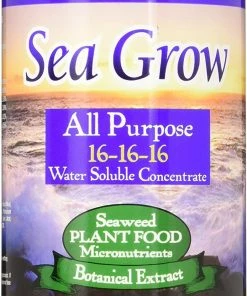 Indoor Gardening Grow More Sea Grow All Purpose Plant Food Water Soluble 16-16-16 1.5lb