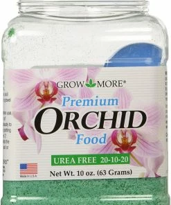 Grow More Orchid Food Urea Free Fertilizer 20-10-20 10oz Indoor Gardening
