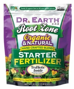 Indoor Gardening Dr. Earth Root Zone Premium Starter Fertilizer, 4 Lb