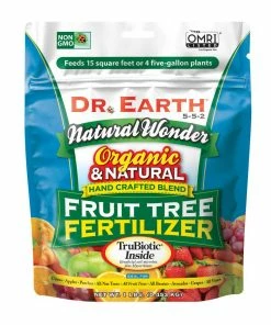 Dr. Earth Natural Wonder Premium Fruit Tree Fertilizer 5-5-2 1Lb Indoor Gardening