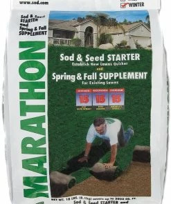 Marathon Sod & Seed Starter Bag New And Existing Lawns 15-15-15 18lb Outdoor Gardening