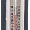 Taylor Tube Thermometer Aluminum White Outdoor Gardening