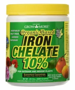 Manure & Pesticides Grow More Organic Iron Chelate 10% 24oz