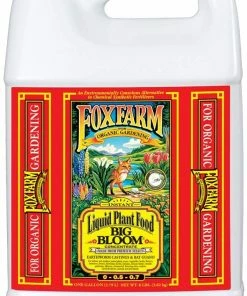 Foxfarm Big Bloom Liquid Plant Food 0.01-0.3-0.7 ,1 Gal. Bottle Indoor Gardening