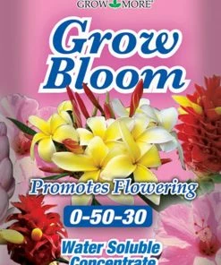 Indoor Gardening Grow More Grow Bloom Water Soluble Flowering Fertilizer 0-50-30 5lb