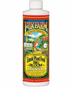 Indoor Gardening Foxfarm Big Bloom Liquid Plant Food 0.01-0.3-0.7, 1 Pt. Bottle